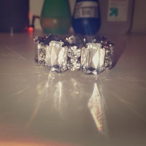 Chunky “diamond” bracelet